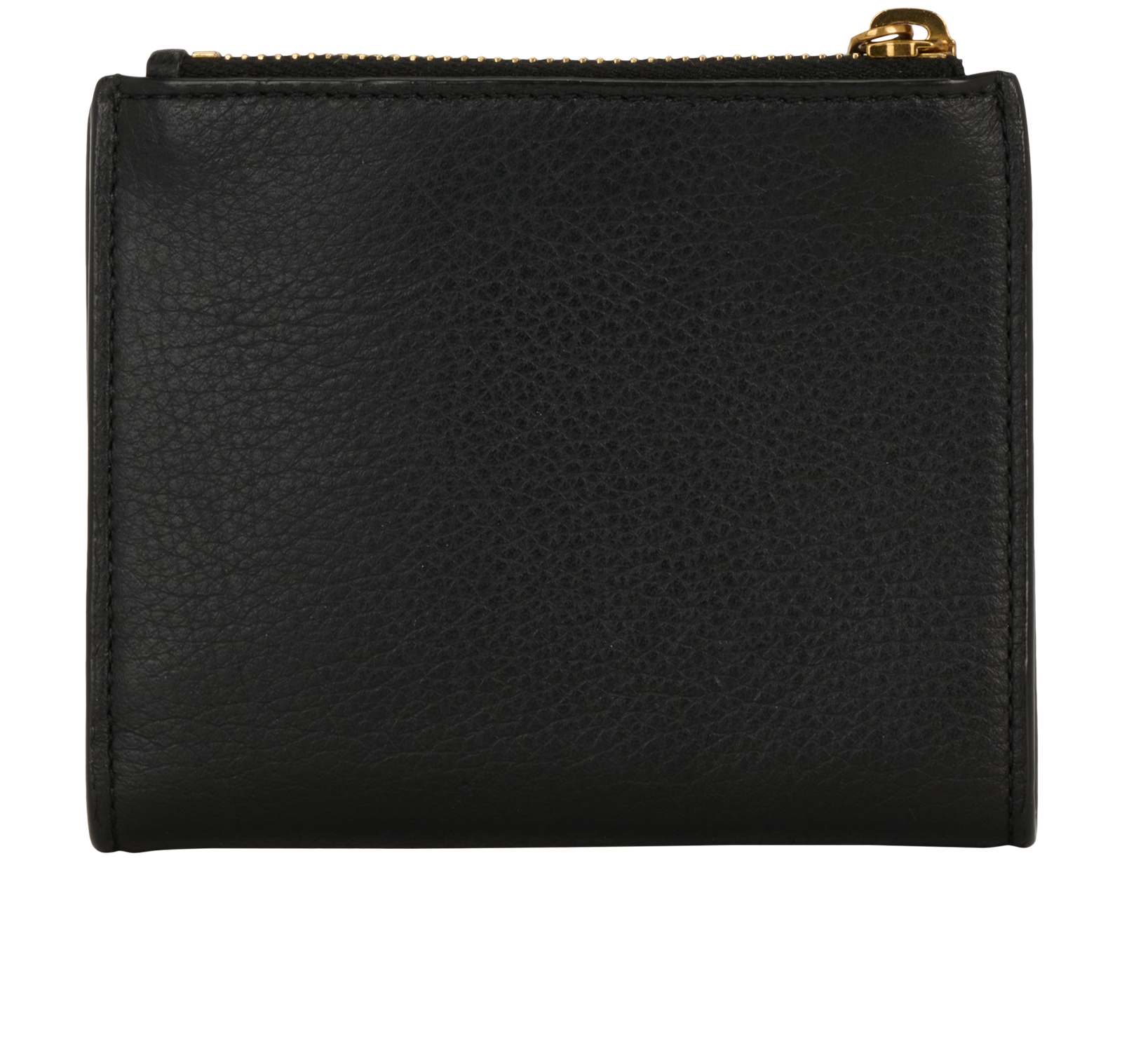 Saint Laurent Compact Wallet, &pound;150, Accessories, Black, Leather, Back view